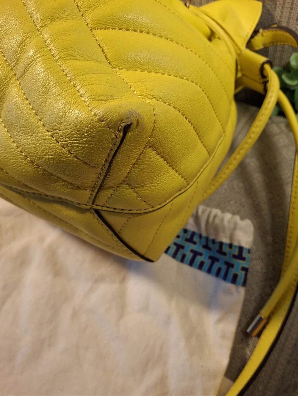 Tory Burch Kira Quilted Bucket Crossbody Bag